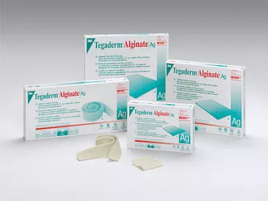 3M 90301 - Silver Alginate Dressing 3M™ Tegaderm™ Alginate Ag 2 X 2 Inch Square Sterile