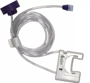 40mm Q Pump Feed Set with ENFit Connector - Screw Cap