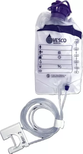 500mL BagQ Pump Feed Set with ENFit Connector - PVC