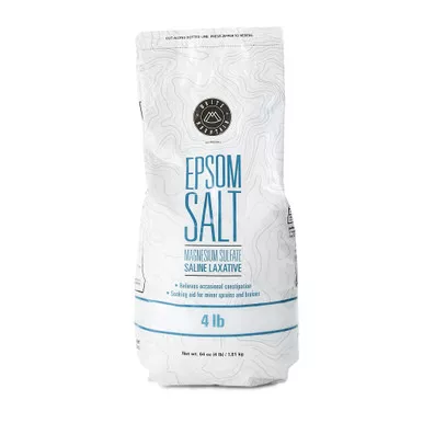 Aaron Industries 49580039404 - Epsom Salt Magnesium Sulfate USP Swan Granules 4 lbs. Carton