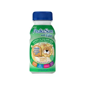 Abbott 58061 - Pediasure Grow & Gain with Fiber Vanilla Retail 8 oz. Bottle