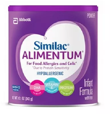 Abbott 64715 - Infant Formula Similac Alimentum 12.1 oz. Can Powder Food Allergies