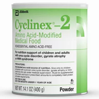Abbott 67034 - Oral Supplement Cyclinex-2 Unflavored Powder 14.1 oz. Can