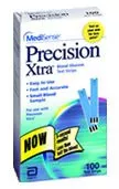 Abbott 9983865 - Blood Glucose Test Strips Precision Xtra 50 Strips per Pack
