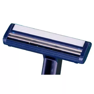 AccuTec Blades 75-1032-0000 - Personal Razor Val-U-Shave Single Edge Twin Blade NonSterile Disposable