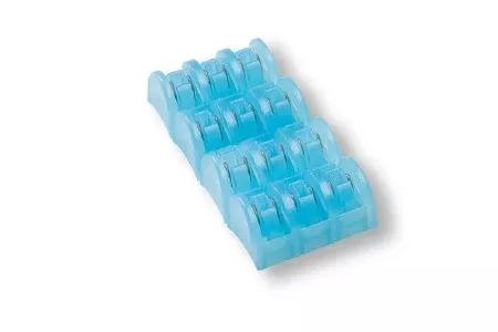 Aesculap Adhesive Cartridge Style Ligating Clip SLS™ Classic Titanium Medium Blue Cartridge 6 Clips - Box of 30 - B2180-1-BX