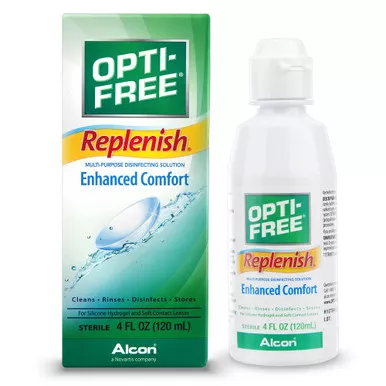 Alcon Labs Otc 00065035604 - Contact Lens Solution Opti Free Replenish 4 oz. Solution