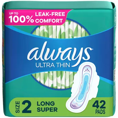 Always ALW ULT 3/42 Sz 2 Long S3 UN 2.7X, 42 ct