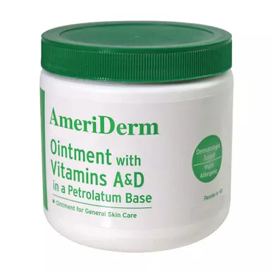 Ameriderm 160 - Ointment with Vitamins A&D, 15 oz. Jar
