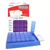 Apothecary 400407 - Acu-Life Deluxe Pill Organizer 'One Week Plus Today'