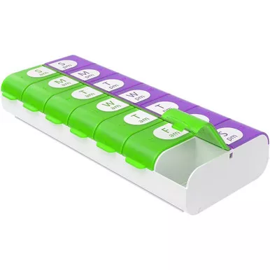 Apothecary Products Inc 02571567705 - Pill Organizer Ezy Dose X-Large 7 Day 2 Dose