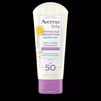 Aveeno Baby Continuous Protection Lotion, SPF 50, 3 fl oz