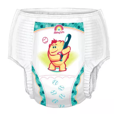 Cardinal Health 70064BA - Male Youth Training Pants Curity™ Pull On with Tear Away Seams Large Disposable Heavy Absorbency