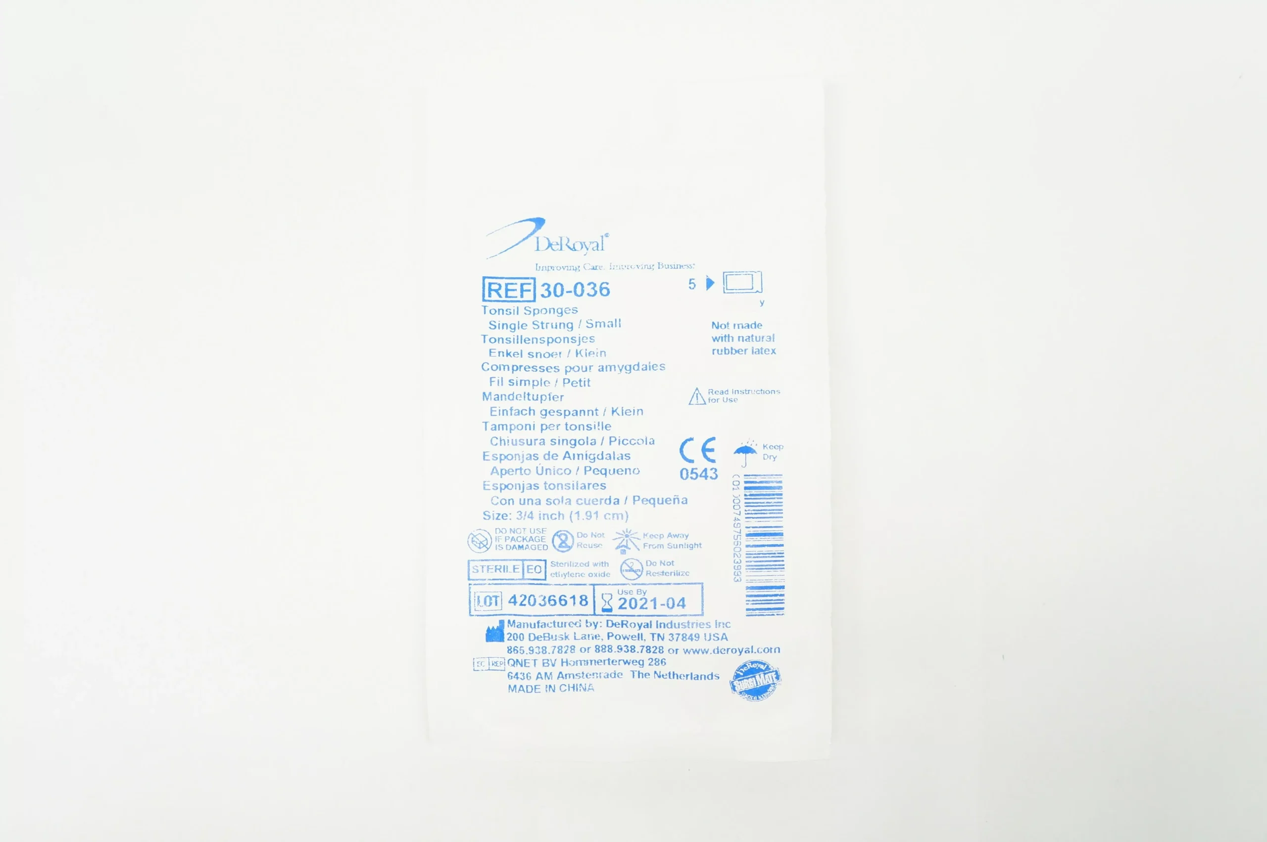 Deroyal # 30-303