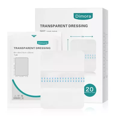 Dimora 108-290 - Transparent Film Wound Dressing 6x8