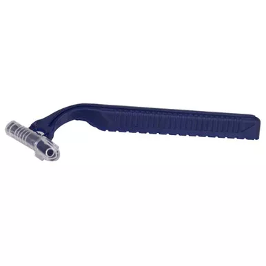 Donovan Industries DR3879 - Personal Razor with Lubricating Strip Grip-N-Glide Single Edge Twin Blade