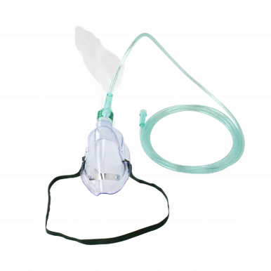 Dynarex 33052 - Non-Rebreather Elongated Mask w/ 7' (2.1 m) tubing, 1000 ml