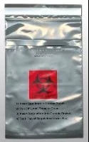 Elkay Plastics Specimen Transport Bag with Document Pouch Lab-Loc 6 X 10-1/4 Inch Adhesive Closure Biohazard Symbol / Storage Instructions NonSterile - Case of 1000 - LAB20610C-CS
