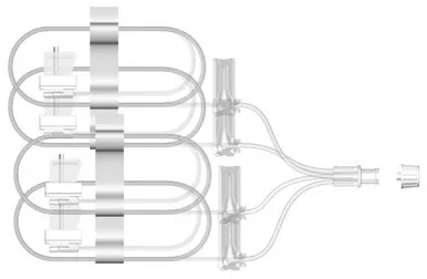 EMED Technologies SUB-409-G24 - Subcutaneous Infusion Set Sub-Q 24 Gauge X 4 9 mm 36 Inch Tubing Without Port