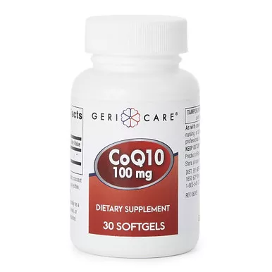 Geri-Care 57896087503 - Dietary Supplement Coenzyme Q-10 100 mg Strength Softgel 30 per Bottle