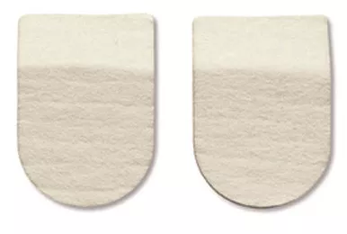 Hapad HP2-5 - Heel Pad Hapad Heel Support Wool Felt White