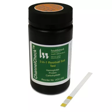 Healthmark Industries UCC-222 - Instrument Cleaning Verification Kit ChannelCheck™ Checks for Blood, Protein, Carbohydrates