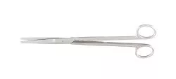 Integra Lifesciences 5-128 - Dissecting Scissors Miltex Mayo 9 Inch Length OR / Surgical Grade German Stainless Steel NonSterile Finger Ring Handle Straight, Beveled Sharp Tip / Sharp Tip