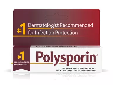 Johnson & Johnson 512378900 - First Aid Antibiotic Bacitracin / Polymyxin B Polysporin Ointment 1 oz. Tube