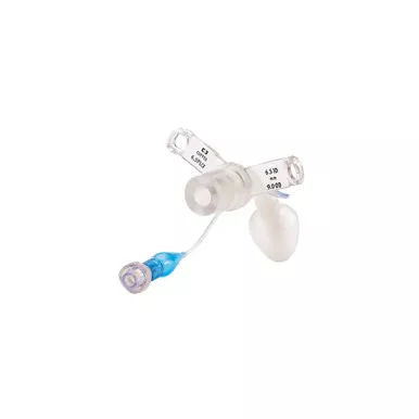 Kendall 6.0PLCF - Shiley Pediatric Tracheostomy Tube, Extra Long with TaperGuard Cuff, Size 6