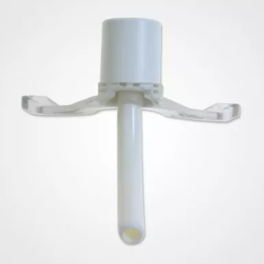 Kendall 6.5PELF - Shiley Extra Long Pediatric Tracheostomy Tube, Cuffless, Size 6.5