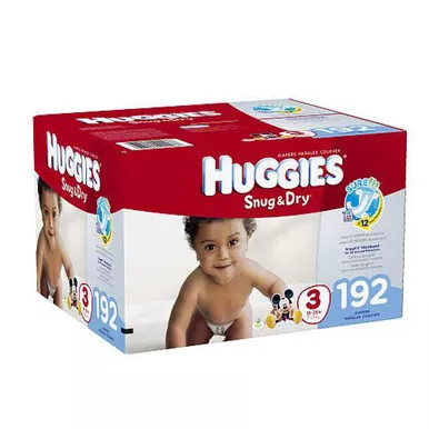 Kimberly Clark 51532 - Huggies Snug and Dry Diapers, Size 3, Giga Pack, 100 Ct