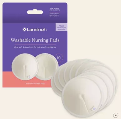 Lansinoh Washable Nursing Pads, 10 count-- REPLACES LAN20381