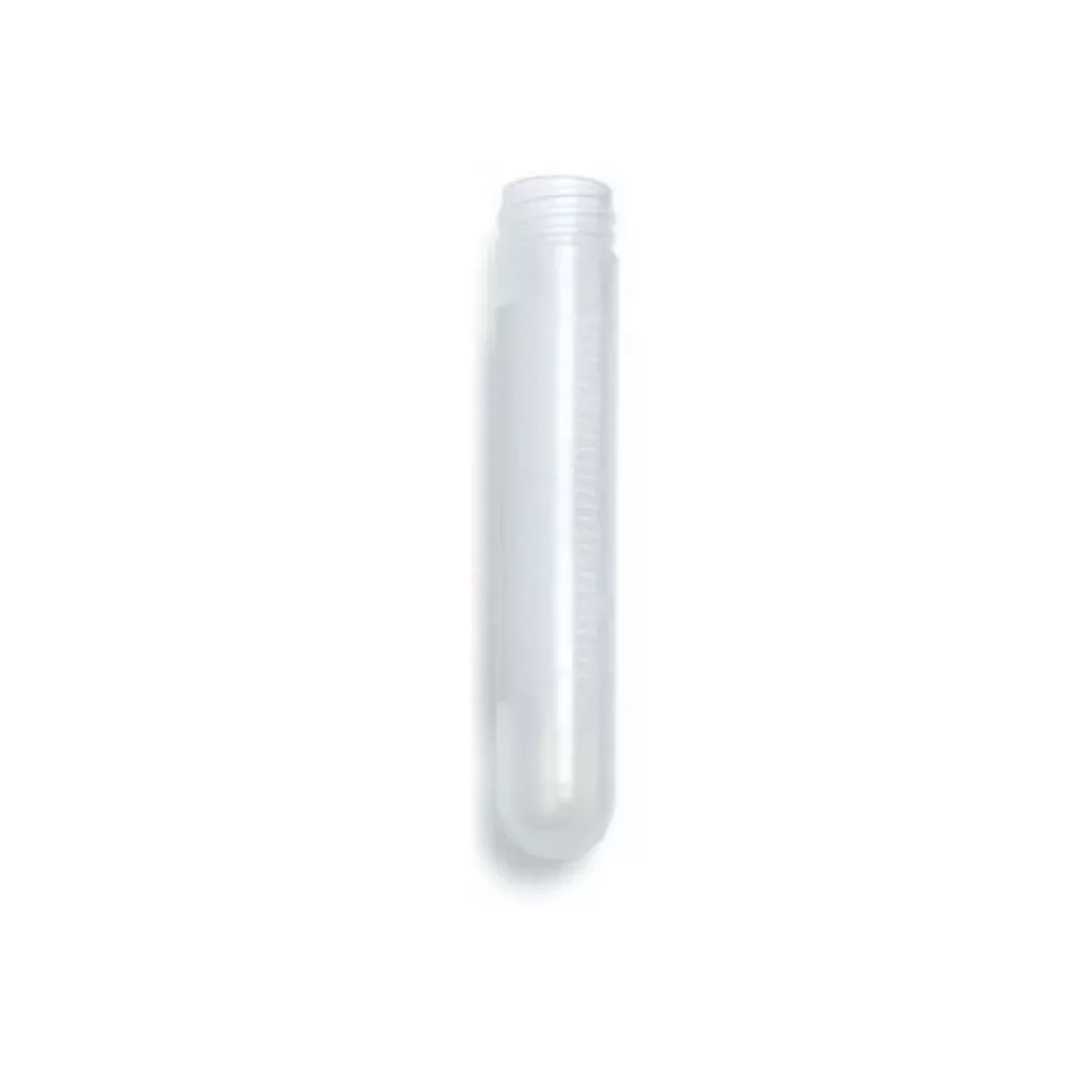 Market Lab Inc Test Tube Round Bottom Plain 12.5 X 75 mm 4 mL Without Color Coding Without Closure Polypropylene Tube - Pack of 1000 - 5363-PK