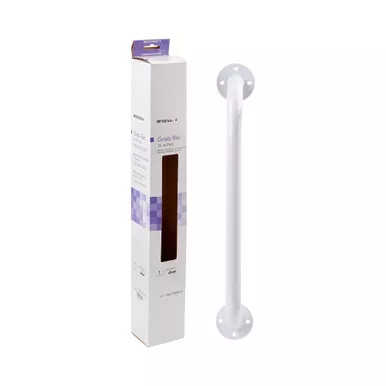 McKesson 146-12016-3 - Wall Grab Bar McKesson White Steel