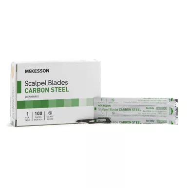 McKesson 1635 - Surgical Blade McKesson Brand Carbon Steel No. 15 Sterile
