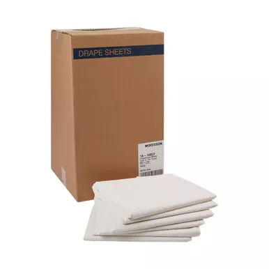 McKesson 18-10837 - General Purpose Drape McKesson Physical Exam Drape 40 W X 72 L Inch NonSterile