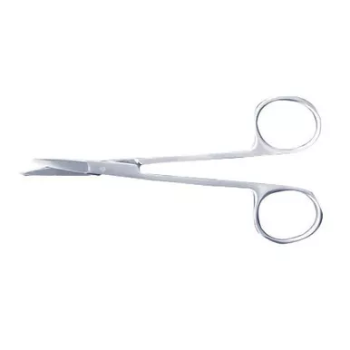 McKesson 43-2-109 - Iris Scissors McKesson 4-1/8 Inch Length Office Grade Stainless Steel Finger Ring Handle Sharp Tip / Sharp Tip
