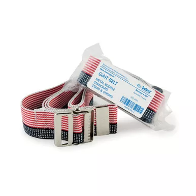 McKesson 861 - Gait Belt McKesson 60 Inch Length Stars and Stripes Design Polyester