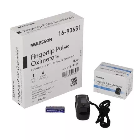 McKesson Fingertip Pulse Oximeter McKesson - Case of 6 - 16-93651-CS