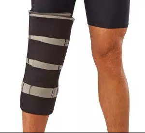 Medline Compression Knee Immobilizers - Compression Knee Immobilizer, 16" - ORT2431016