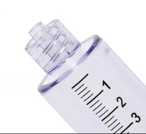 Medline Control Syringes, 12 mL - Thumb Ring Plunger Style Control Syringe with Fixed Male Luer Lock Fitting, 12 mL - DYNJSYR12C