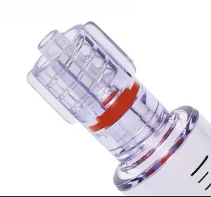 Medline Control Syringes with Rotator, 10 mL - Thumb Ring Plunger Style Control Syringe with Narrow Barrel and Rotating Male Adaptor Fitting, 10 mL - DYNJSYR10CWRB