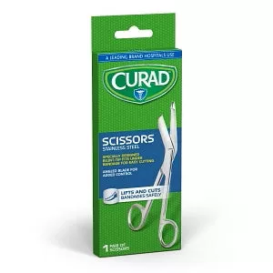 Medline CURAD Bandage Scissors - CURAD Stainless Steel Bandage Scissors - CUR10750RB
