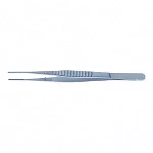 Medline DeBakey Vascular Tissue Forceps - 7.75" (19.7 cm) Long Titanium DeBakey Vascular Tissue Forceps with Straight 1.5 mm Tips - MDS1130820T