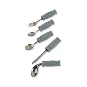 Medline Deluxe Foam Built-Up Utensils - Deluxe Built Up Teaspoon, Foam - MDSR000220