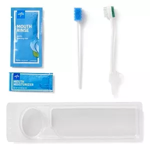 Medline Deluxe Suction Toothbrush Kit with Mouth Rinse - Deluxe Suction Toothbrush Kit with Biotene Mouth Rinse - MDS096572