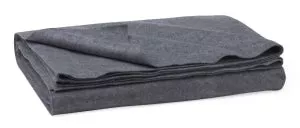 Medline Disposable Blanket - Flame-Resistant Emergency Poly Blankets, Gray, 40" x 80" - NONDB4080