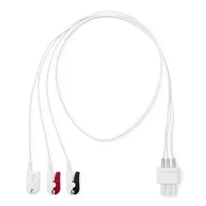 Medline Disposable ECG Leadwires - LEADWIRE, DISP, 3-LEAD, PINCH, DRAGER / SI - MDSLWP305