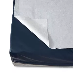 Medline Disposable Flat Bed Sheets - Disposable Tissue / Poly Flat Sheets, White, 60" x 96" - NON24330A