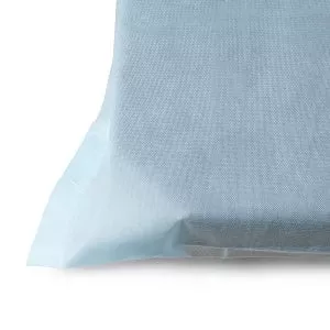 Medline Disposable Polypropylene Fitted Stretcher Sheets - Disposable Spunbond Polypropylene Elastic-Fit Sheet, Blue, 40" x 89" - NON3000